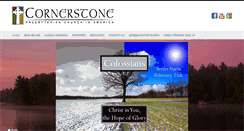 Desktop Screenshot of cornerstone-pca.com